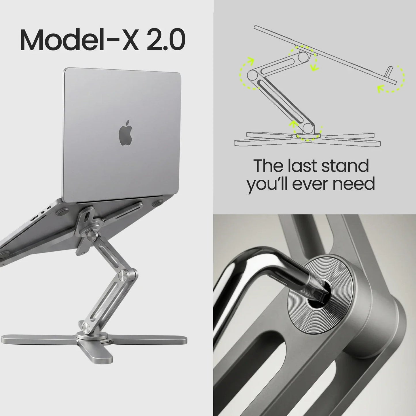 STXND Model-X 2.0 Aluminum Laptop Stand