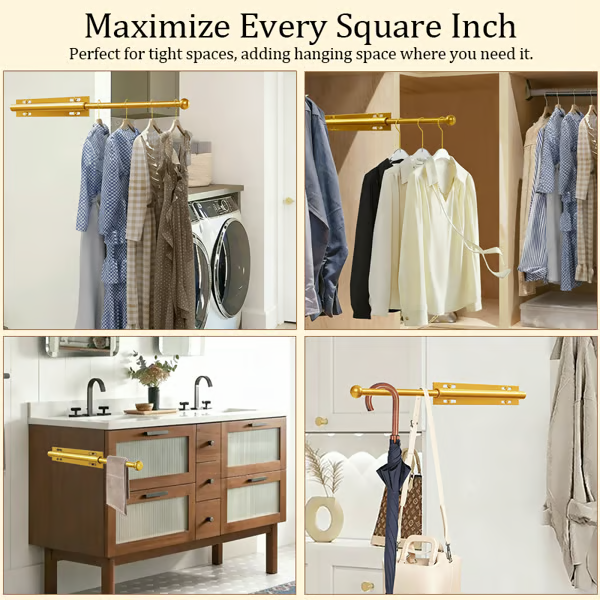 LuxHanger Valet Rod System for the Wardrobe