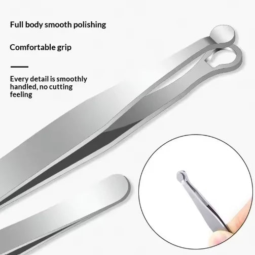 Stainless Steel Nose Hair Scissors with Rounded Tip