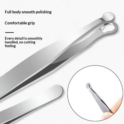 Stainless Steel Nose Hair Scissors with Rounded Tip