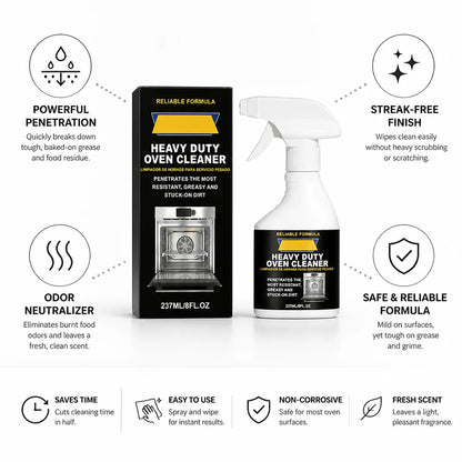 High-Performance Oven Cleaner Spray for Degreasing and Odor Neutralization (237 ml)