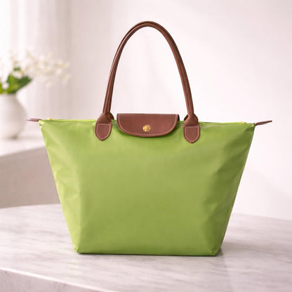 Velmora Women's Shopper Handbag – Nylon & Faux Leather