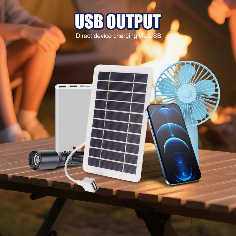 Flexible Solar Panel 2W 5V with USB Output