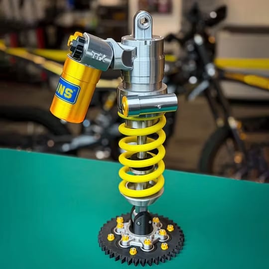 Shock Absorber Table Lamp with LED and Touch Function