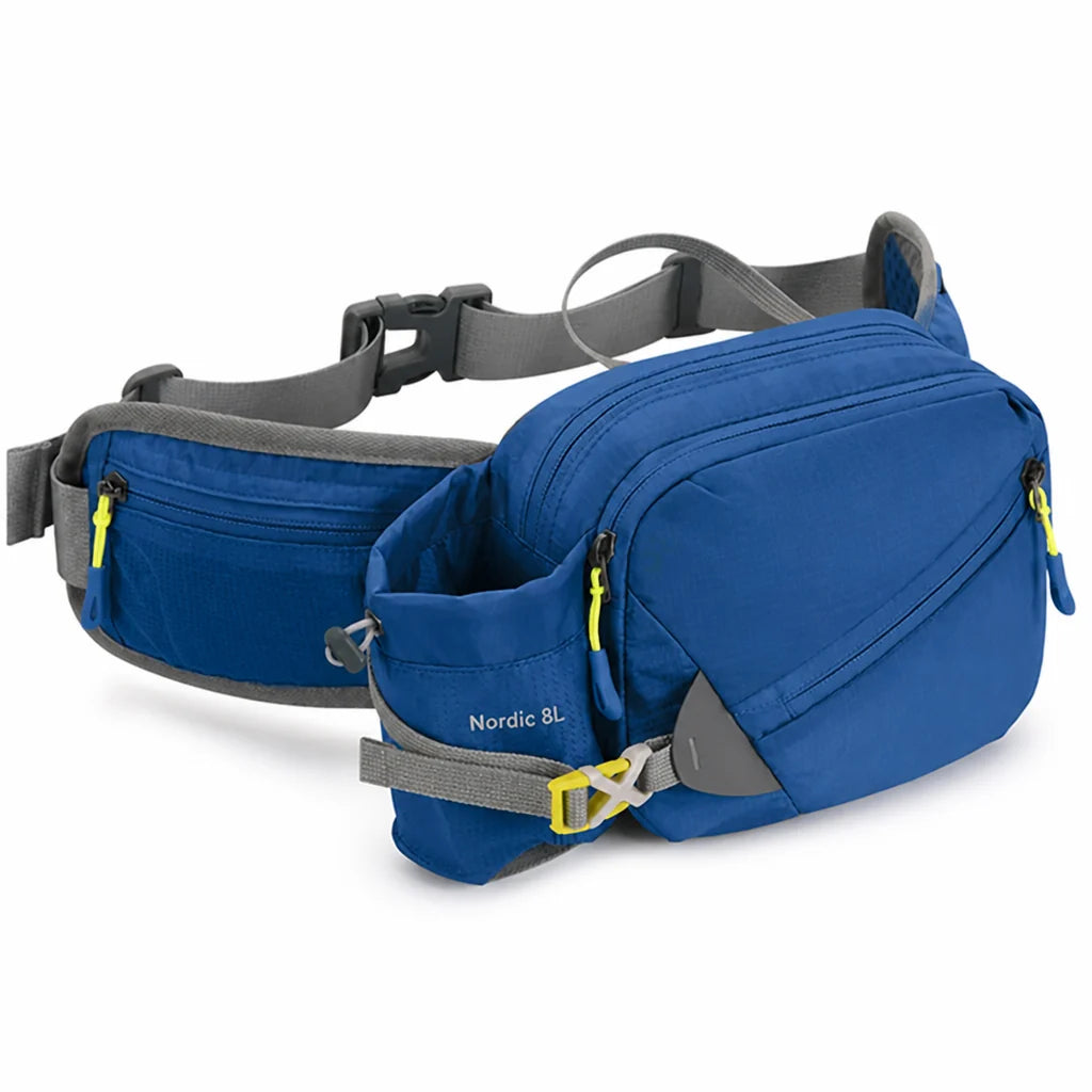 Ultralight Oxford Fabric Hip Bag for Running (with Bottle and Phone Pockets)