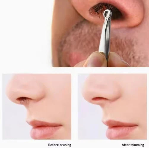 Stainless Steel Nose Hair Scissors with Rounded Tip