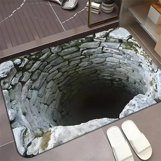 3D Optical Illusion Door Mat – Anti-Slip
