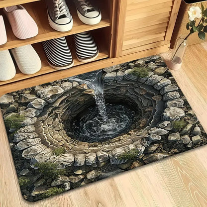 3D Optical Illusion Door Mat – Anti-Slip
