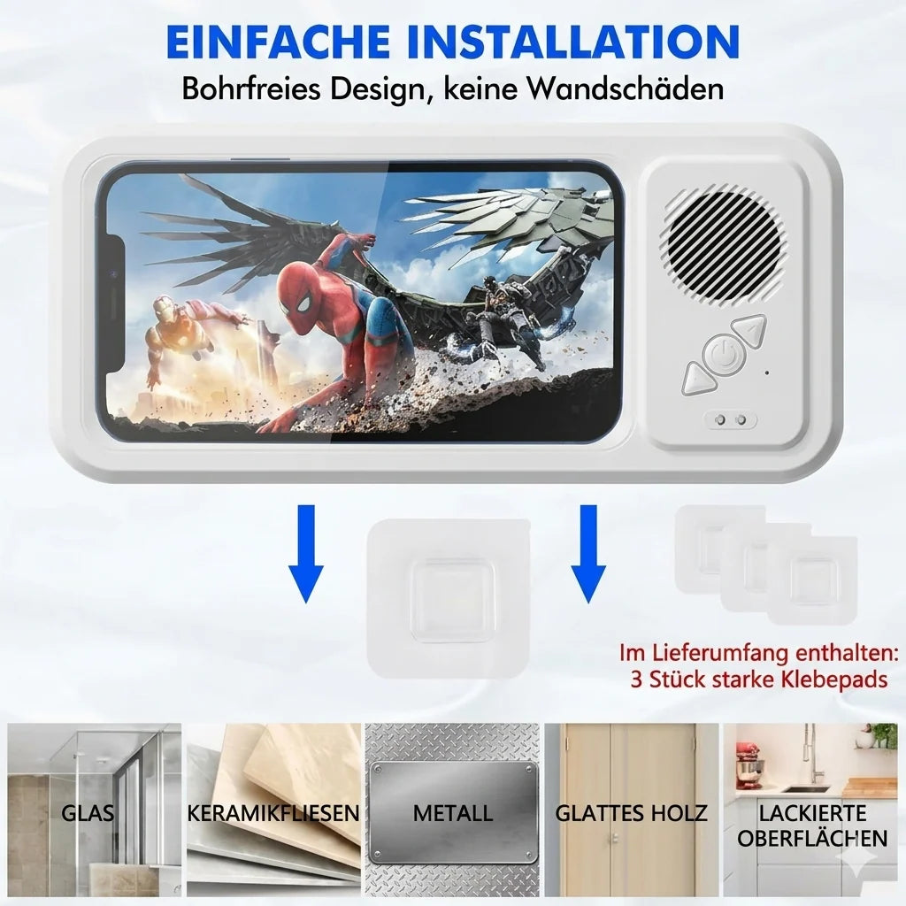 AuraStream™ — Transform Your Shower into Your Personal Concert Stage Full of Freedom and Crystal-Clear Musical Enjoyment