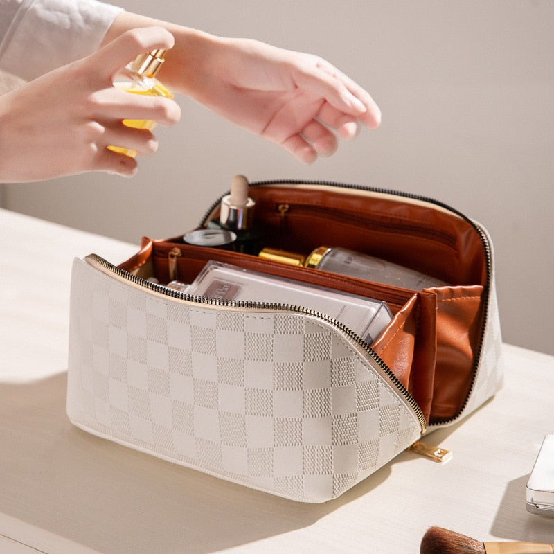 Cosmetic Bag Makeup Organizer with Compartments