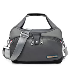 Nylon Crossbody Bag with Anti-Theft Protection