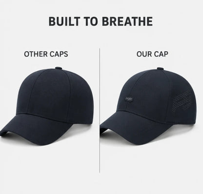 Men's Performance Cap – Adjustable Sports Hat