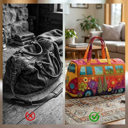 FloraVoyage Quilted Flower Travel Bag C3.2