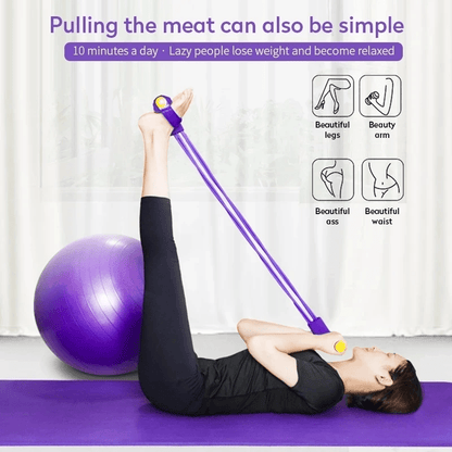 Resistance Band Set with Foot Straps