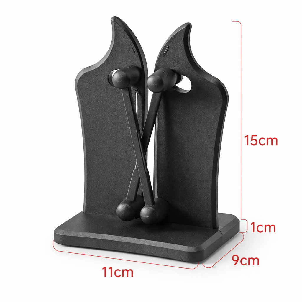Knife sharpener for straight and serrated blades