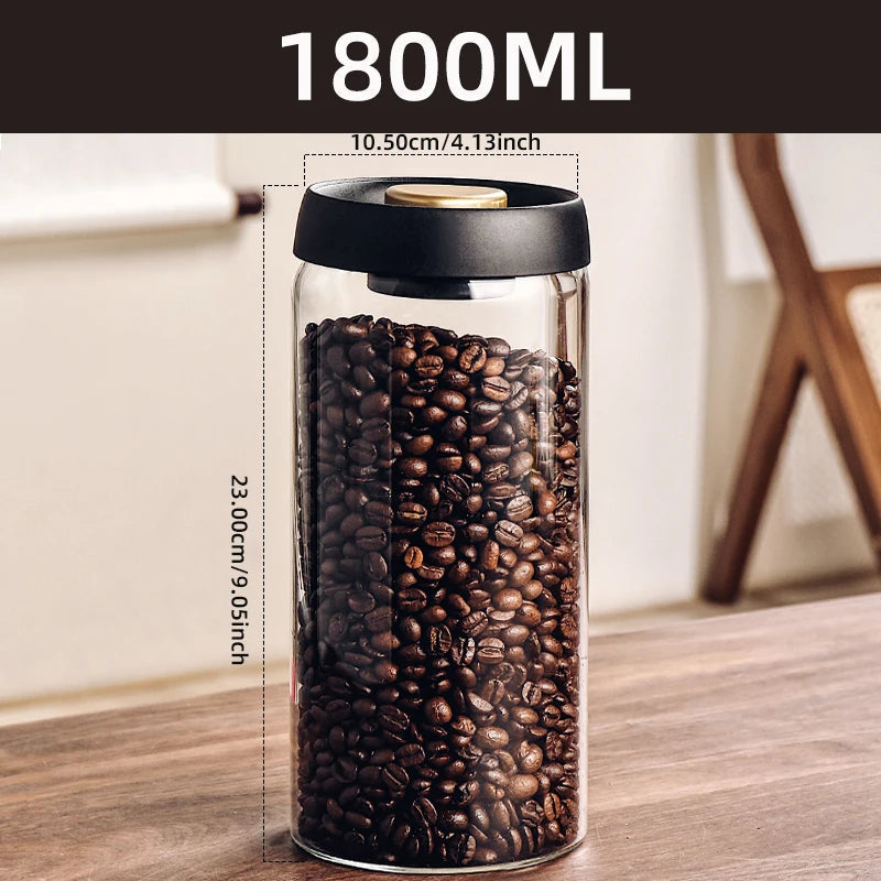Vacuum Storage Jar made of Borosilicate Glass