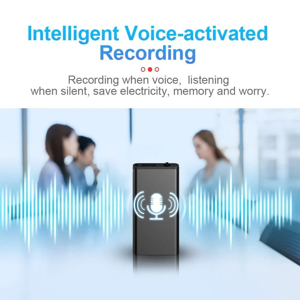 VoiceNote Mini Dictaphone with Voice Activation