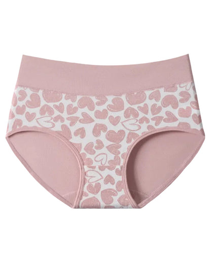 Women's High-Waist Cotton Briefs (6-Pack)