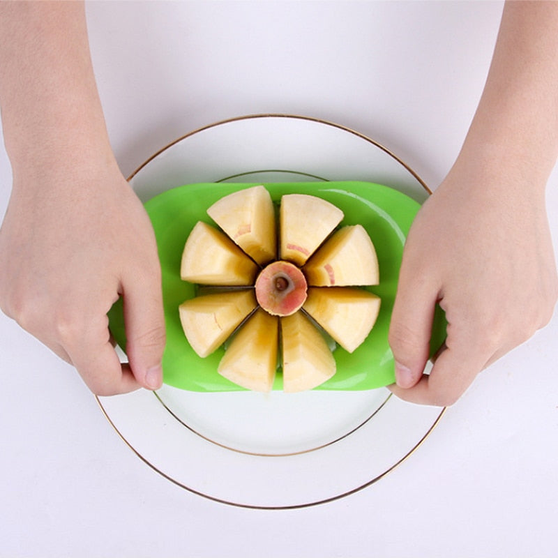 Apple peeler with corer and slicer