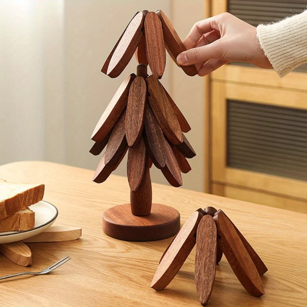 Bamboo Coaster Set 4-Piece