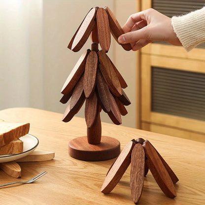 Bamboo Coaster Set 4-Piece