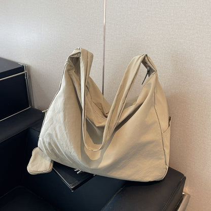 Large Shoulder Bag with Zipper