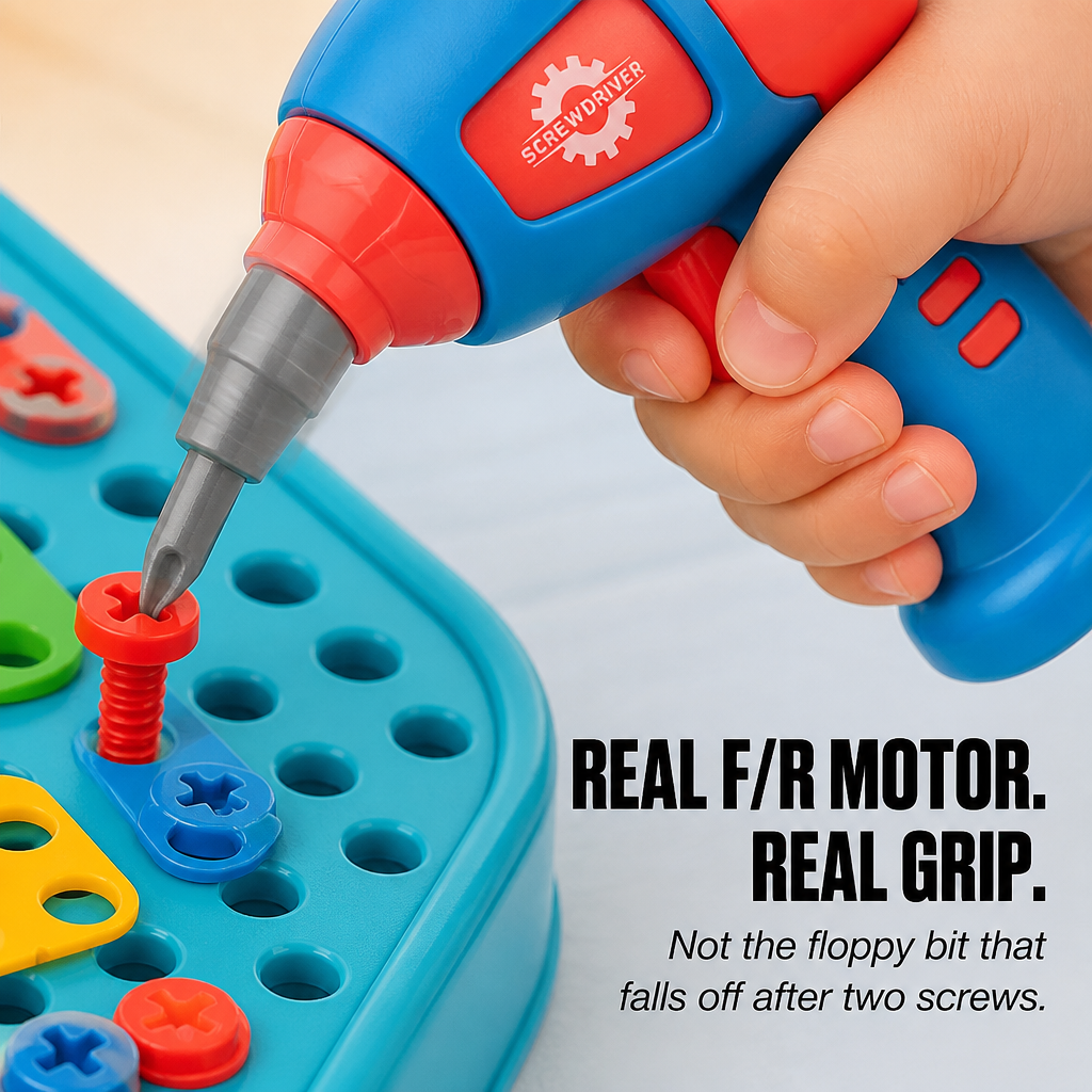 Dinosaur Building Set with Real Toy Drill