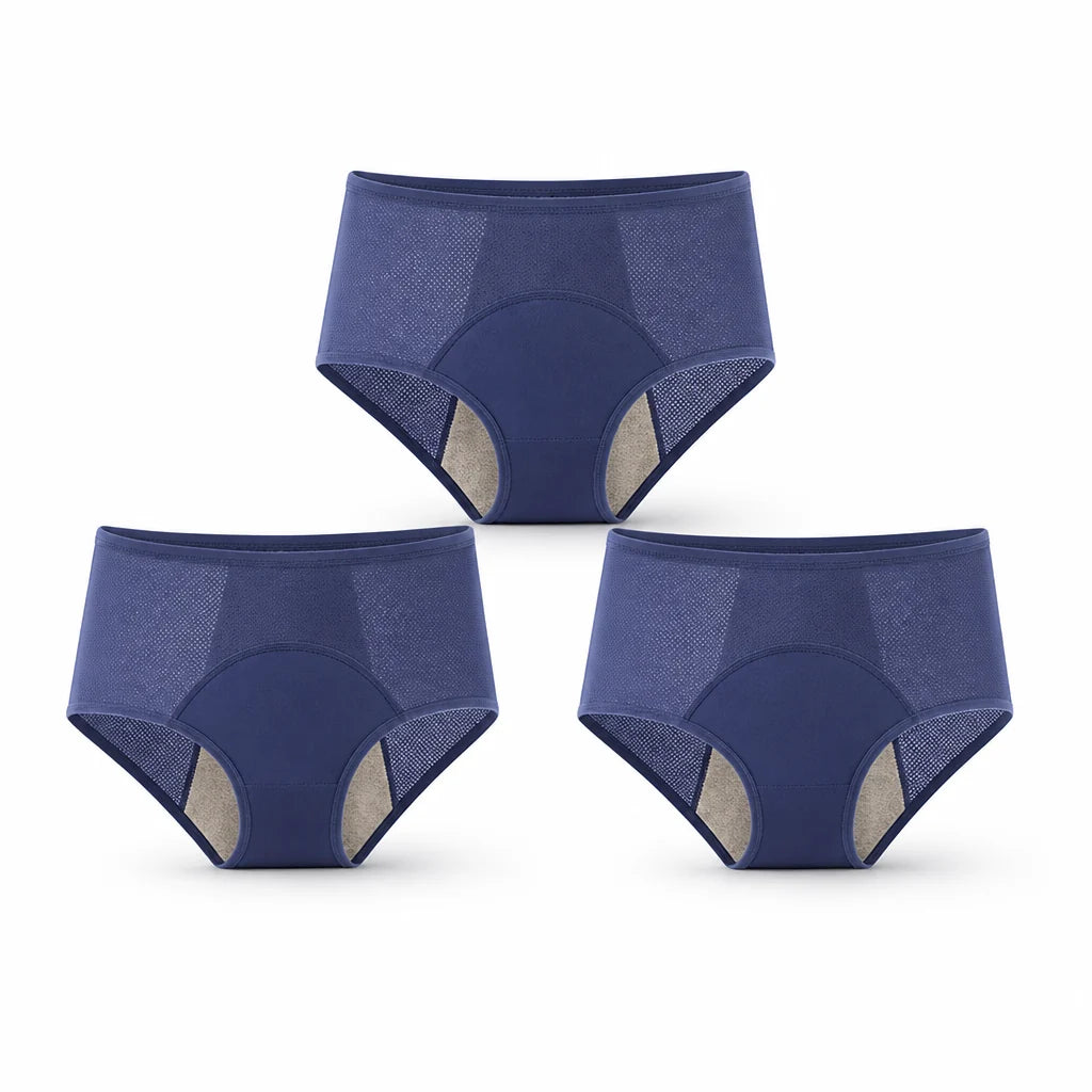 360° Leak-Proof, Triple-Layer High-Waist Period Underwear