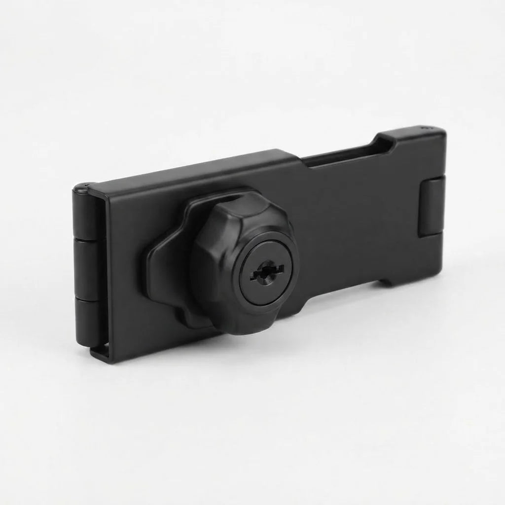 Drill-free door lock with key (Covered screws)