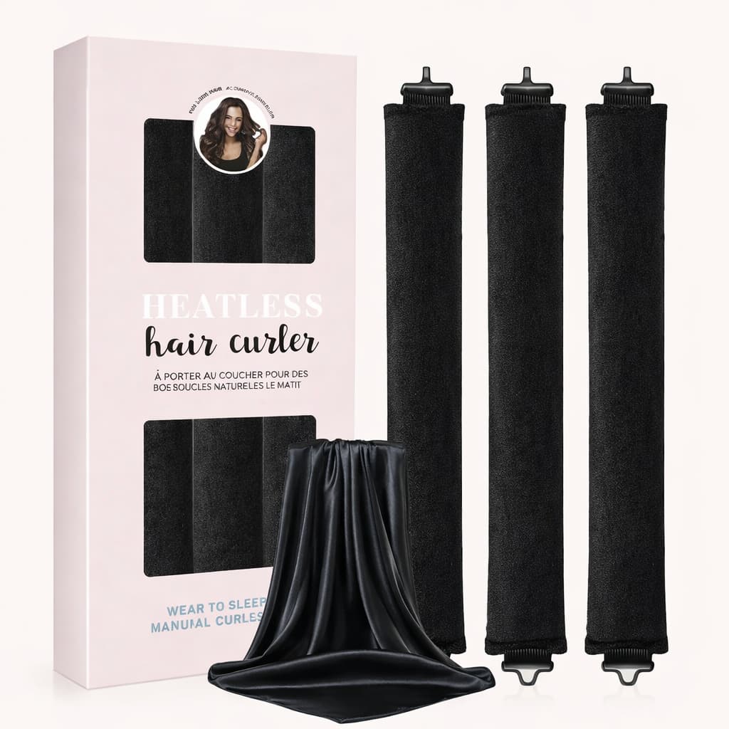 LumiVera™ — Heatless Curls Overnight for Natural Waves & Volume
