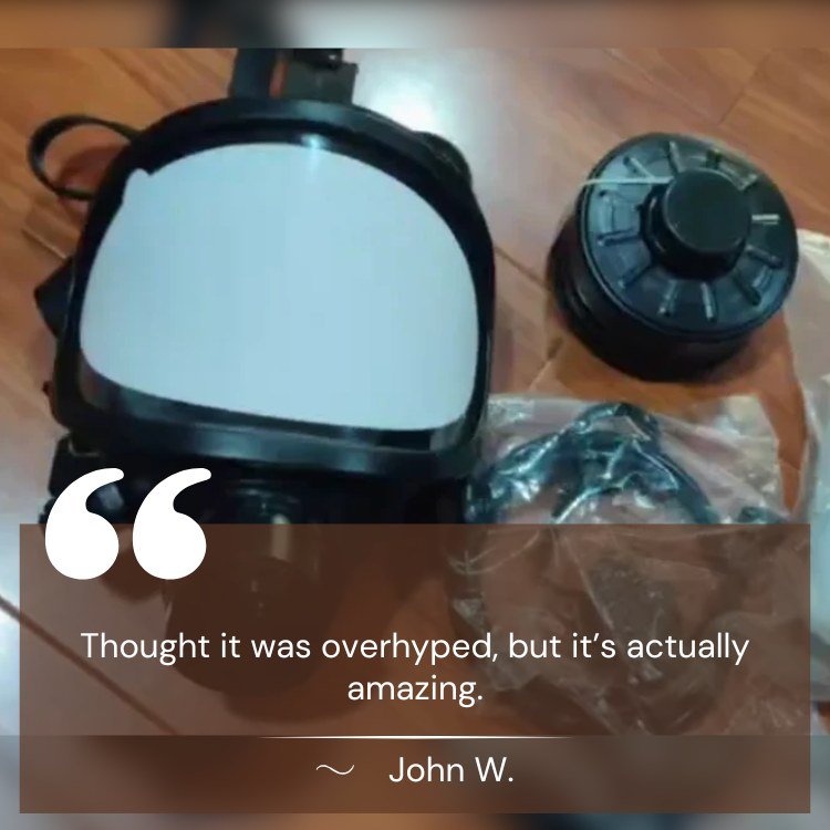 Tactical NBC Respirator Mask with Hydration System