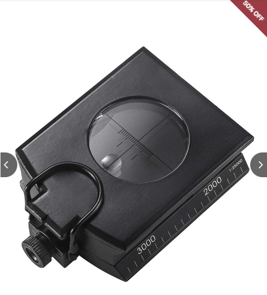 Military Directional Compass with Clinometer
