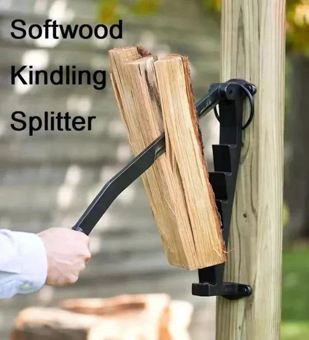 Wall-mounted wood splitters made of carbon steel