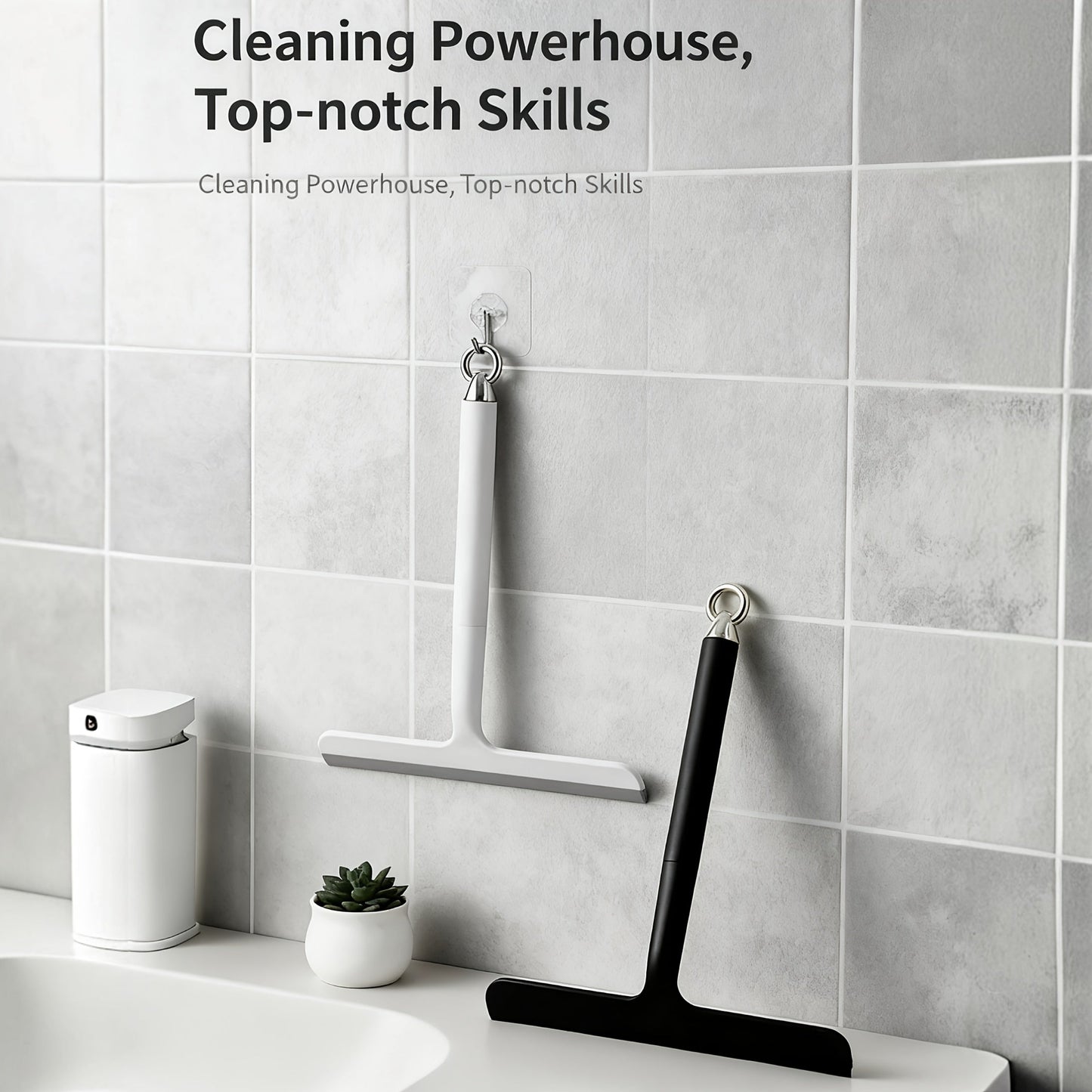 Silicone Shower Squeegee | 24 cm Wide Blade