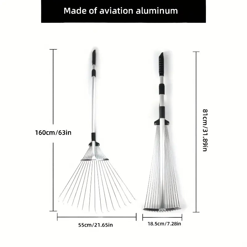 FlexiReach Telescopic Rake – Gardening Without Back Strain