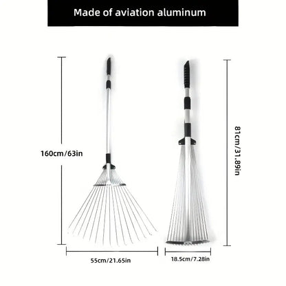 FlexiReach Telescopic Rake – Gardening Without Back Strain