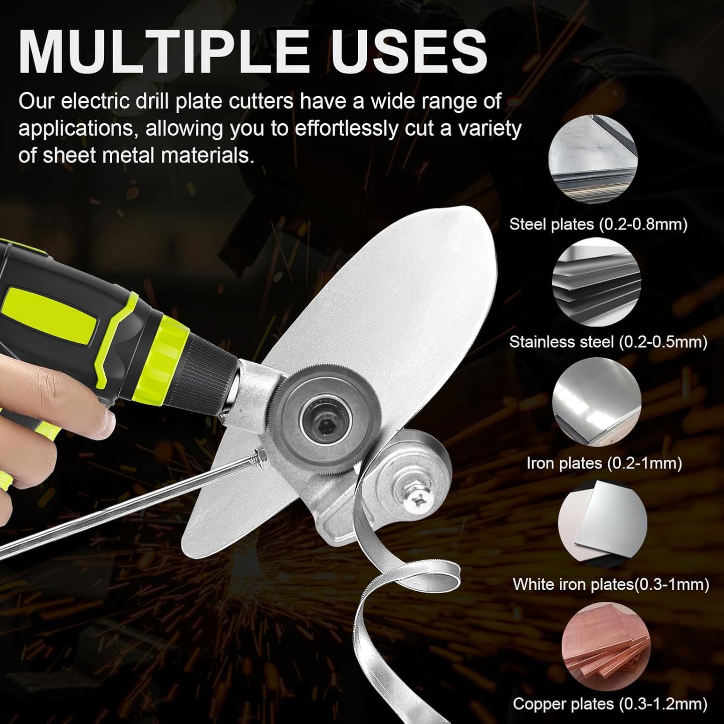 CutMasterPro Metal Cutting Attachment for Drill