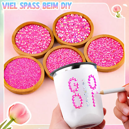 StarlitePop™ Flat Rhinestones — Add Magical Sparkle to Your DIY Projects That Captivates Every Eye!