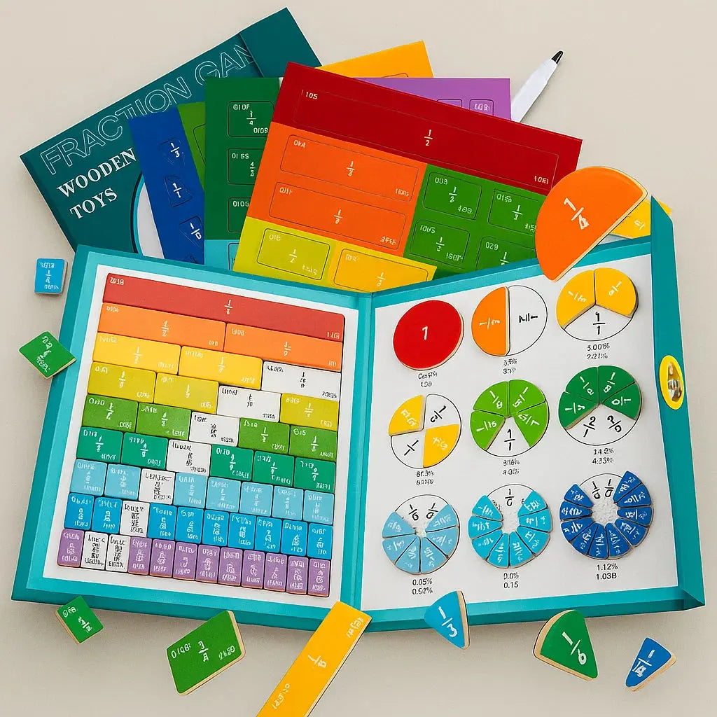 FractionMagnet – Playful Math Learning Set for Children Aged 6 and Up