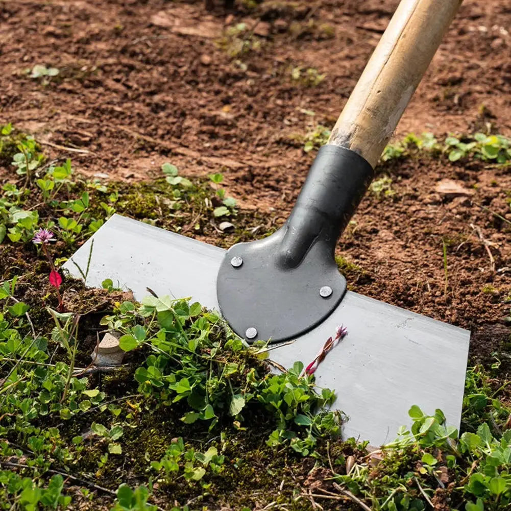 Weed Puller with Wide Steel Blade