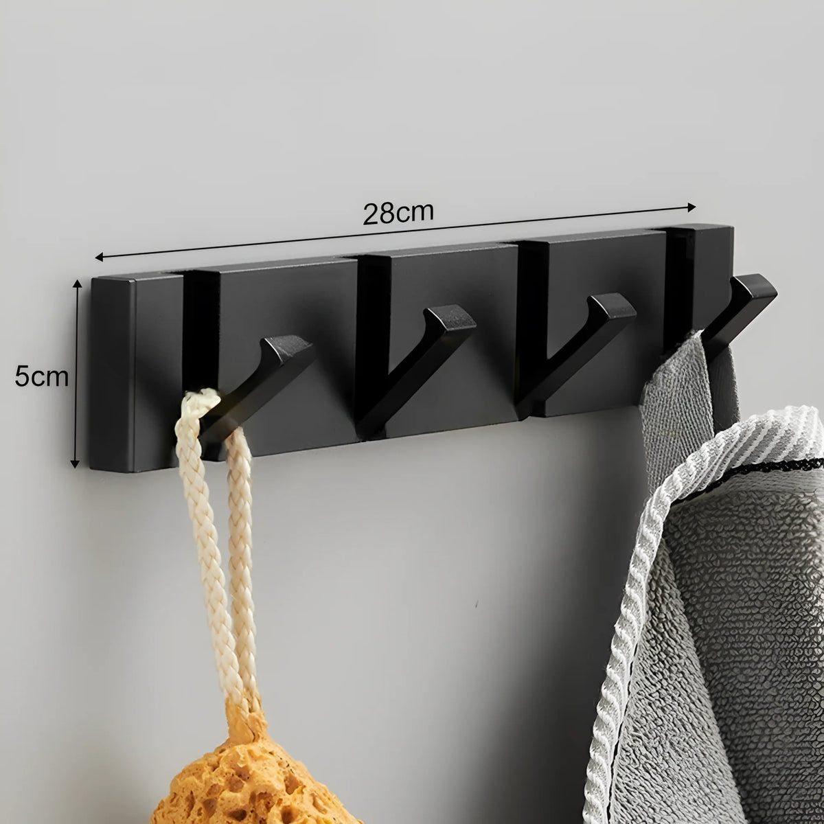 Foldable Wall Hook Self-Adhesive No Drilling Needed