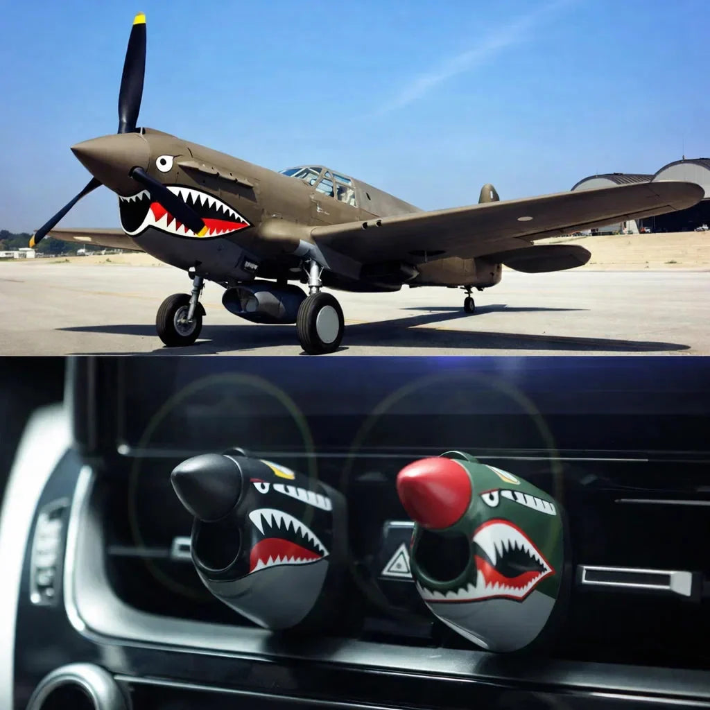 AeroLegend™ — Bring Your Car to Life and Turn Heads with Rotating Airplane Charm!