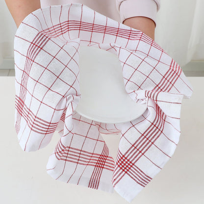 Dish Towel Set 12 Pieces Made of Cotton