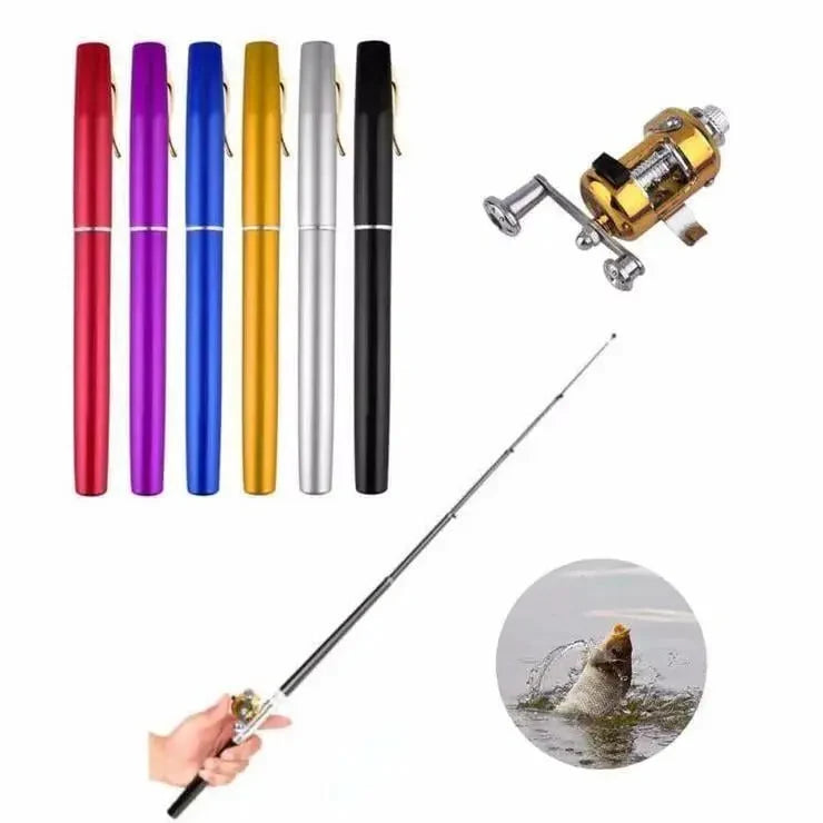 Pocket fishing rod with reel – extendable to 97 cm