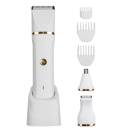3-in-1 Electric Beard Trimmer with Charging Station