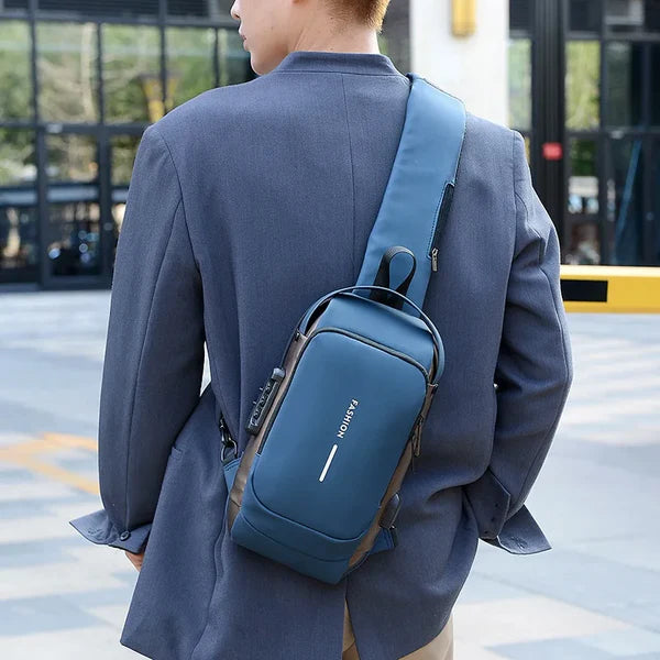 Anti-Theft Backpack with Hidden Zips