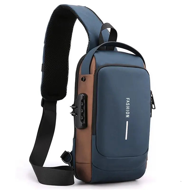 Anti-Theft Backpack with Hidden Zips