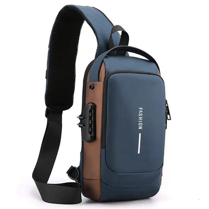 Anti-Theft Backpack with Hidden Zips