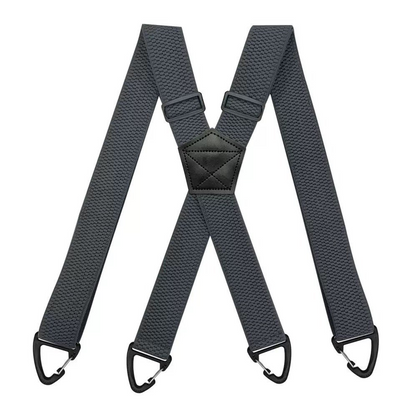 Men's X-Back Braces with Metal Clips