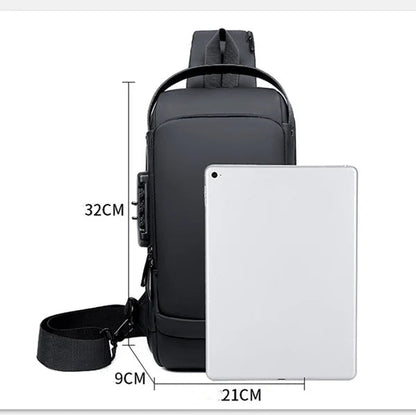 Anti-Theft Backpack with Hidden Zips